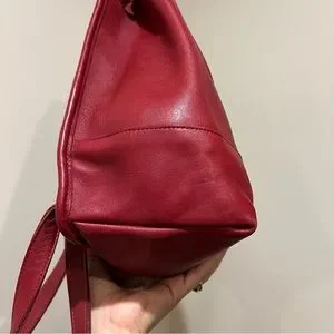 Coach | Bags | Vintage Coach Large Red Leather Daypack  display picture 3